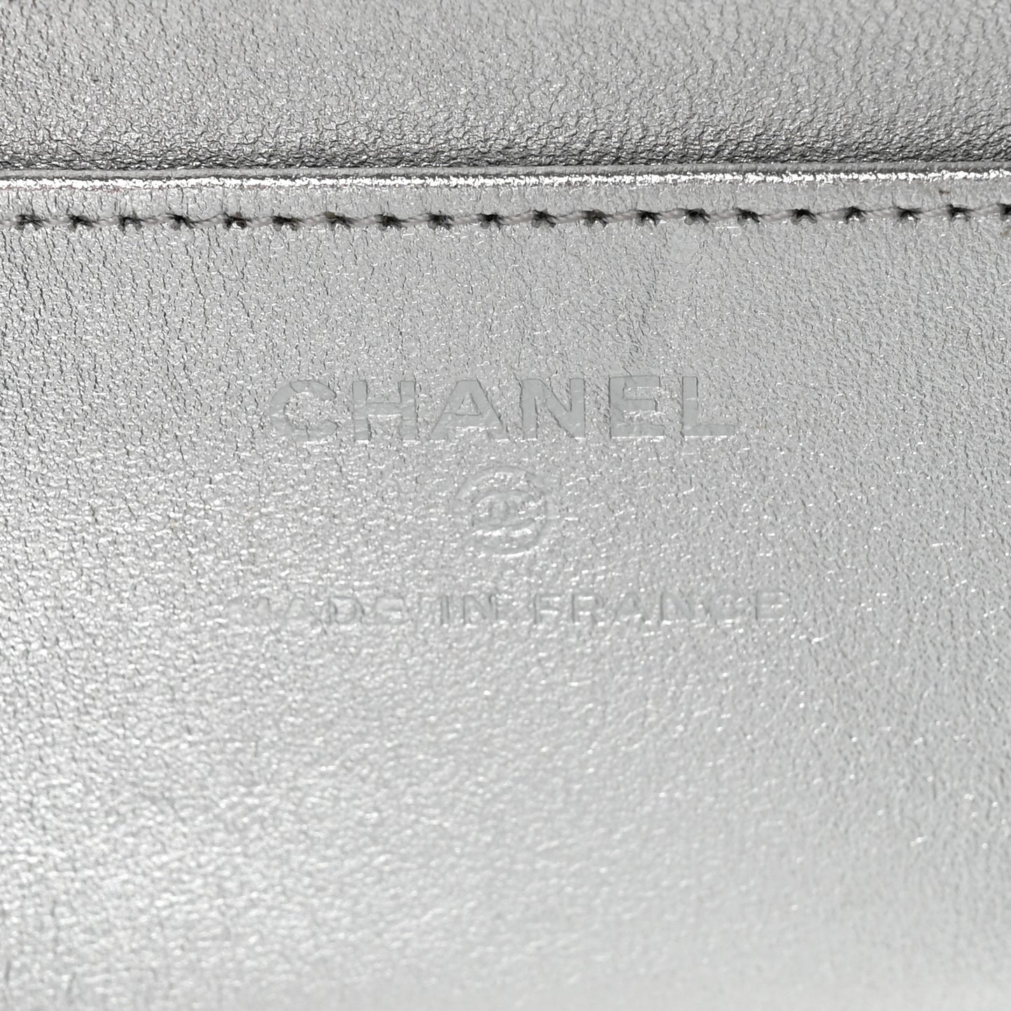 Gradient Metallic Calfskin Quilted Camera Bag Silver Blue Yellow Purple
