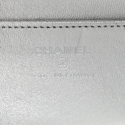 Chanel Gradient Metallic Calfskin Quilted Camera Bag Silver Blue Yellow Purple 6 of 10