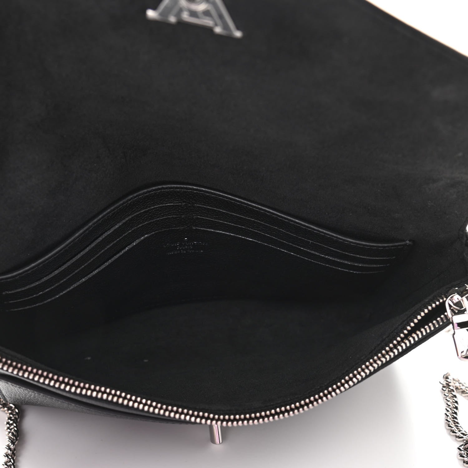 Louis Vuitton Soft Calfskin My Lockme Pochette Black 5 of 10