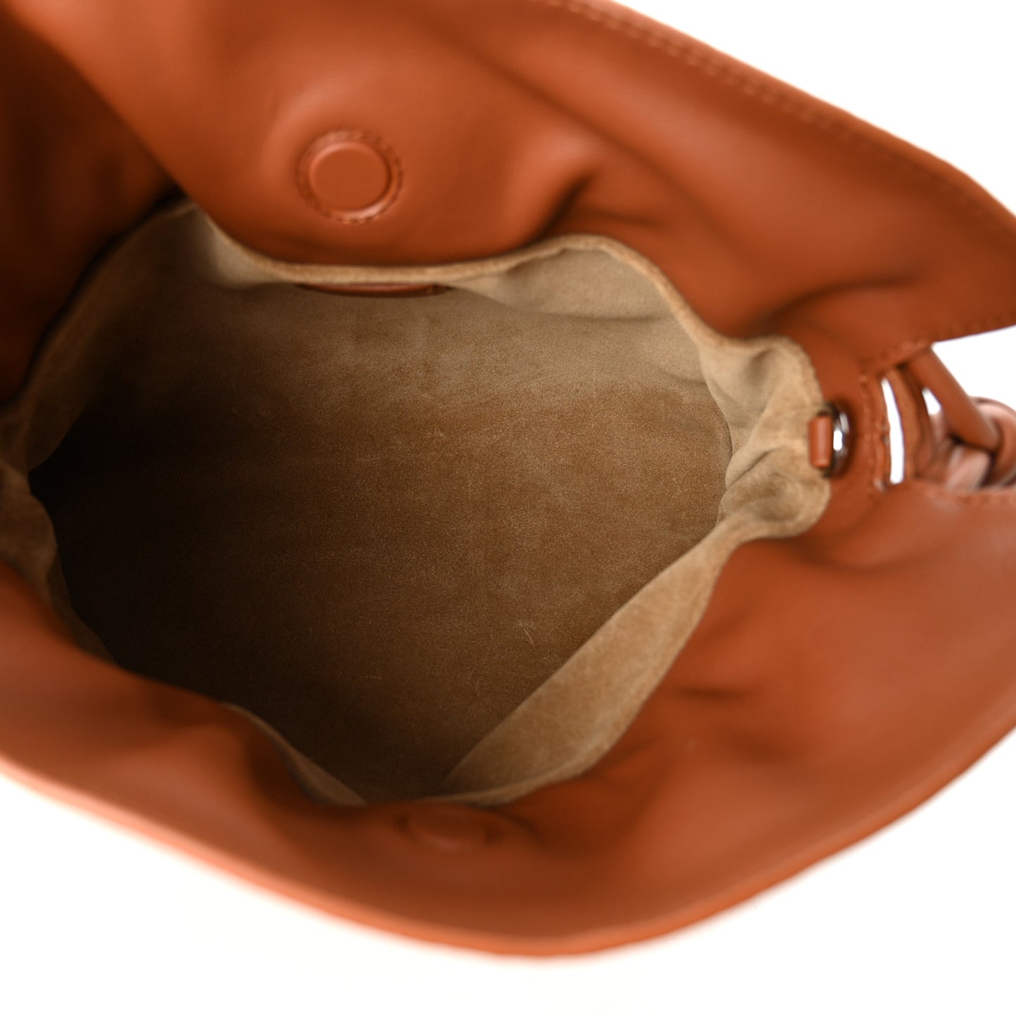 Calfskin Mini Flamenco Knot Clutch Squirrel
