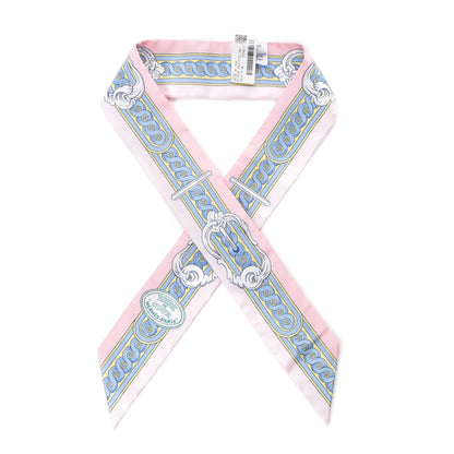 Hermes Silk Bride De Cour Twilly Rose Pale Ciel 1 of 3