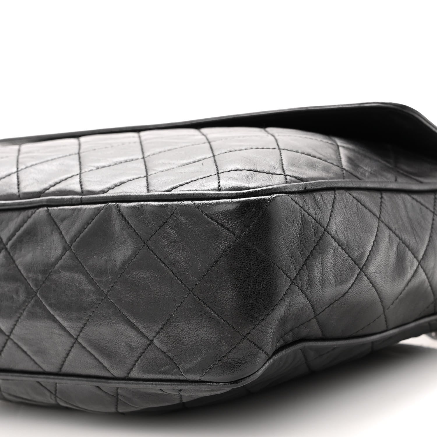 Chanel Lambskin Quilted CC Tassel Camera Case Black 9 of 10