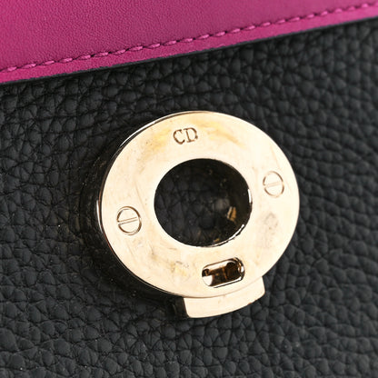 Christian Dior Bullcalf Mini Be Dior Flap Black Fraise 8 of 16