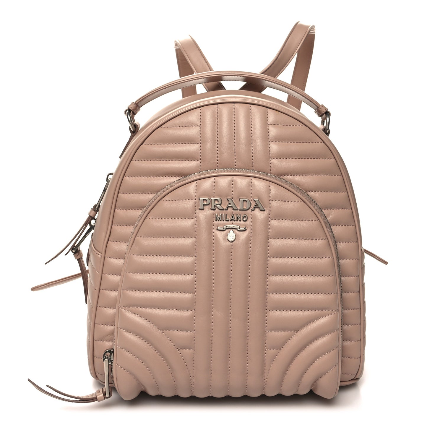 Soft Calfskin Impunture Diagramme Day Backpack Cipria
