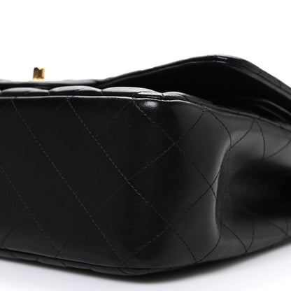 Chanel Lambskin Quilted Jumbo Double Flap Black 10 of 10