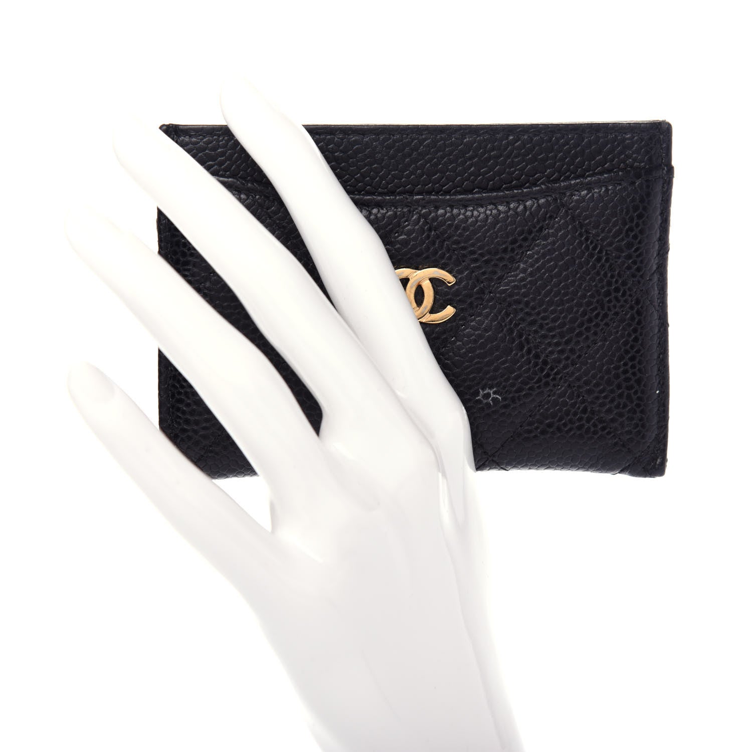 Chanel Caviar Quilted Card Holder Black 2 of 8