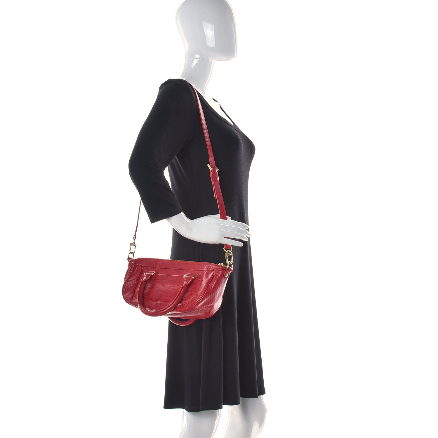 Louis Vuitton Epi Dhanura PM Castillan Red 3 of 14