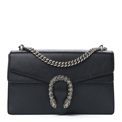 Gucci Pebbled Calfskin Small Dionysus Shoulder Bag Black 1 of 13