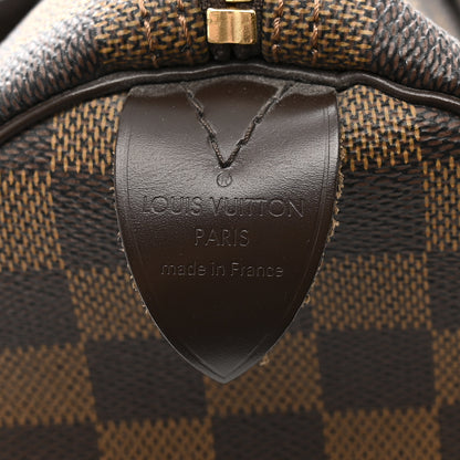 Louis Vuitton Damier Ebene Speedy 30 6 of 10