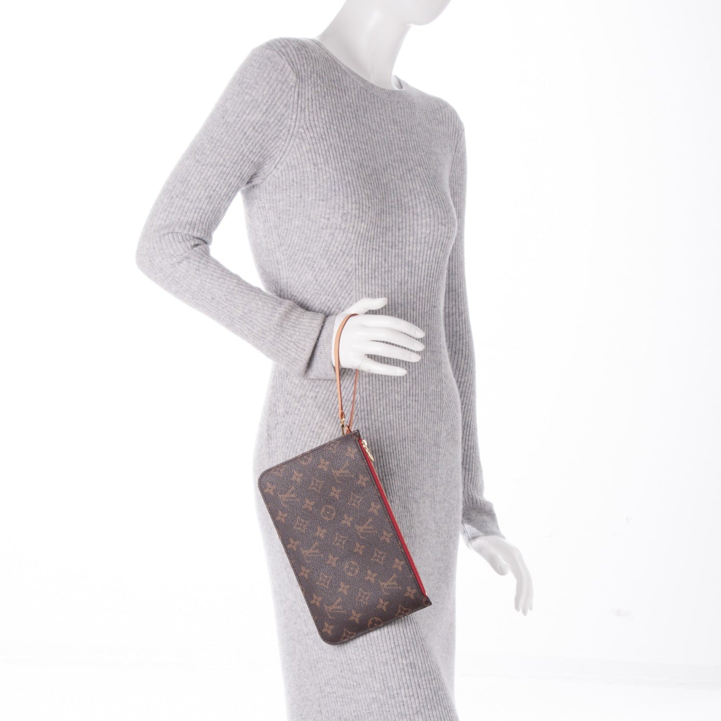 Monogram Neverfull MM GM Pochette Cherry
