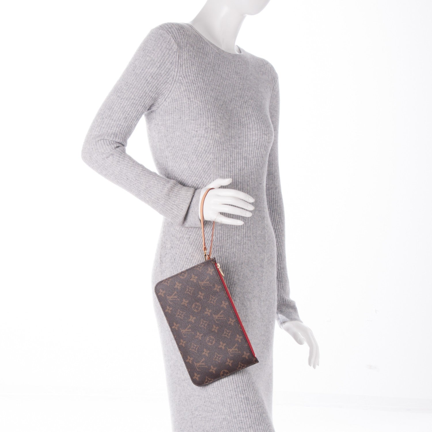 Louis Vuitton Monogram Neverfull MM GM Pochette Cherry 2 of 8