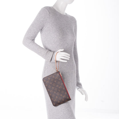 Louis Vuitton Monogram Neverfull MM GM Pochette Cherry 2 of 8