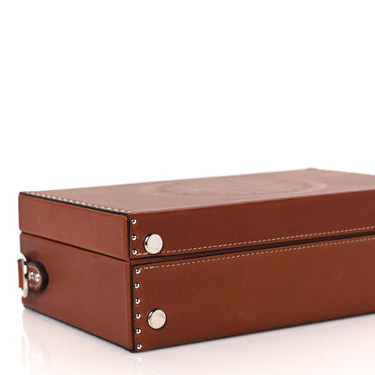 Moynat Barenia Little Suitcase Tan 6 of 7