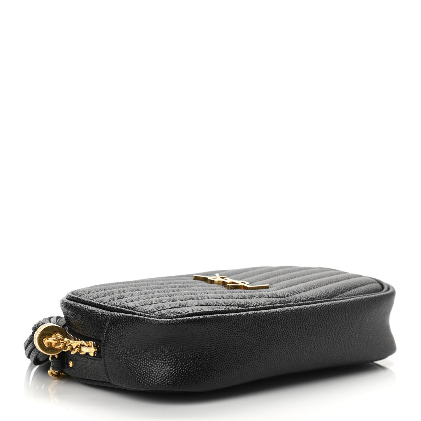 Grain De Poudre Matelasse Monogram Mini Lou Camera Bag Black
