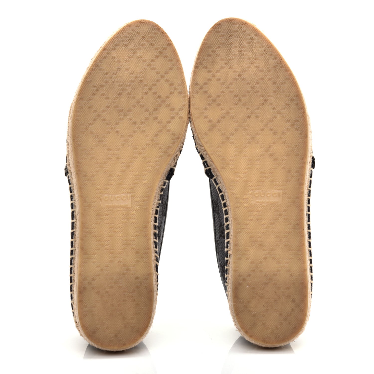 Gucci Monogram Espadrilles 37.5 Black 5 of 9