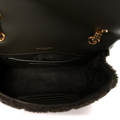 Saint Laurent Shearling Monogram Small Jamie Grainy Moss 5 of 11