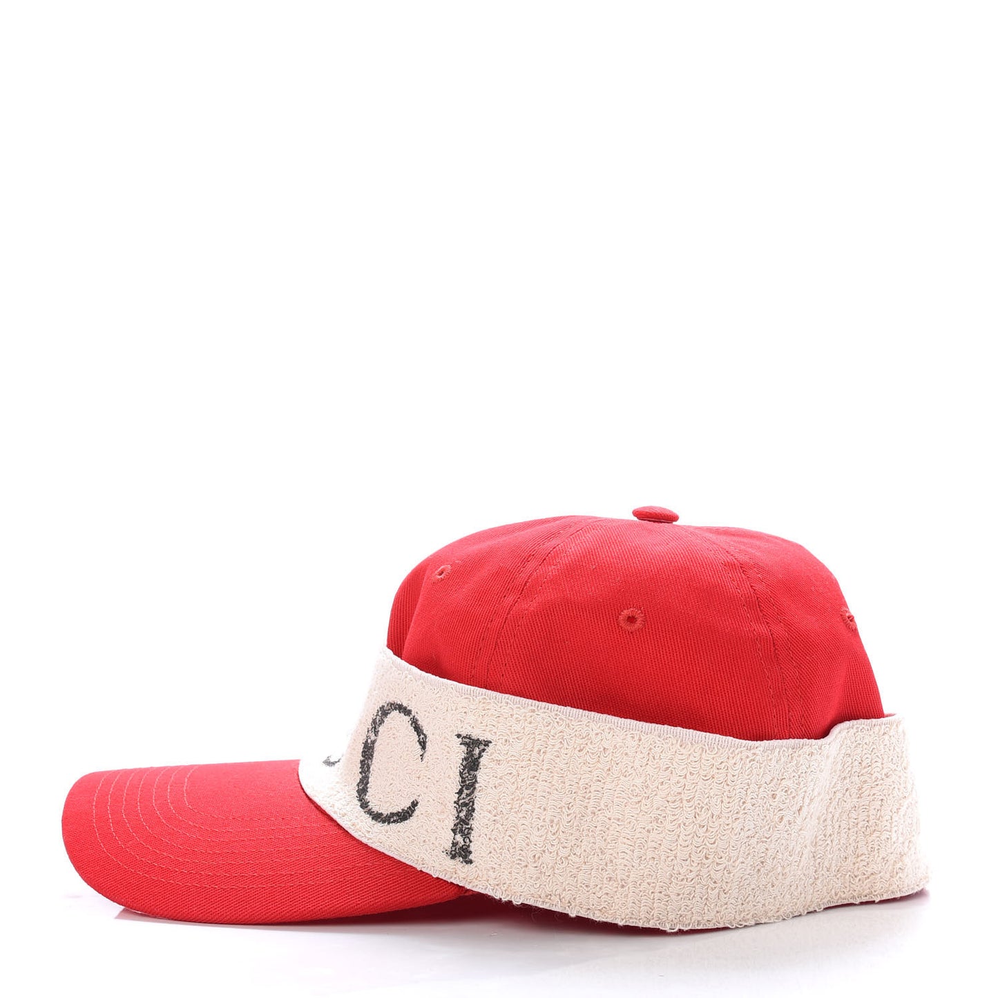 Gabardine Headband Baseball Hat L Red