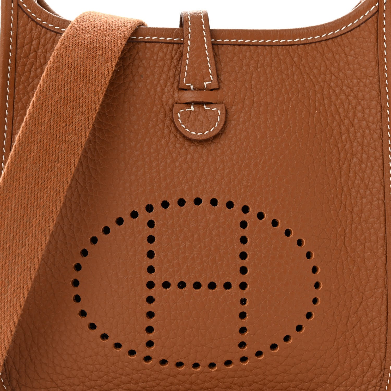 Hermes Taurillon Clemence Evelyne TPM Gold 8 of 11