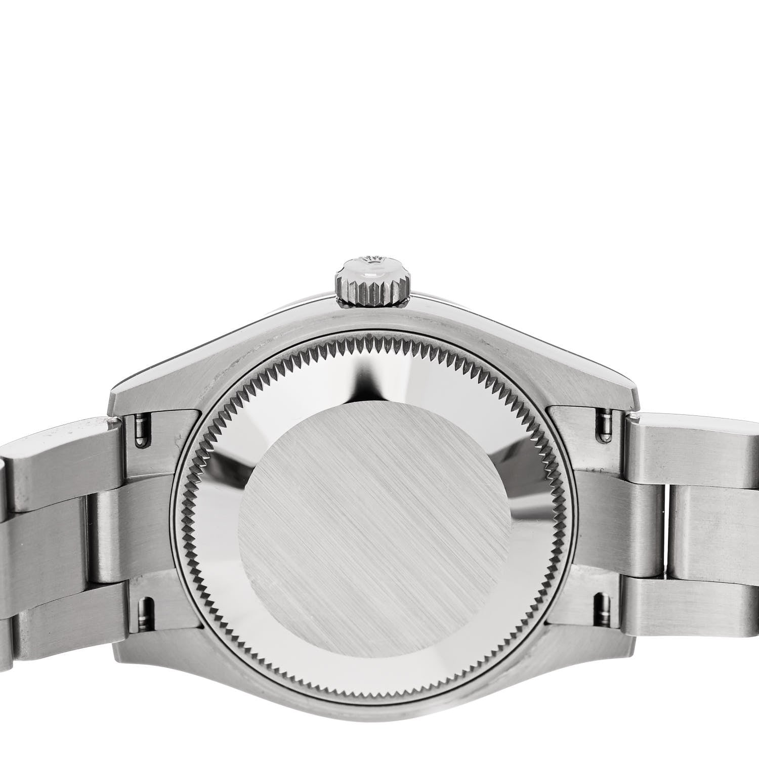 Rolex Stainless Steel 31mm Oyster Perpetual Watch Green 277200 4 of 5