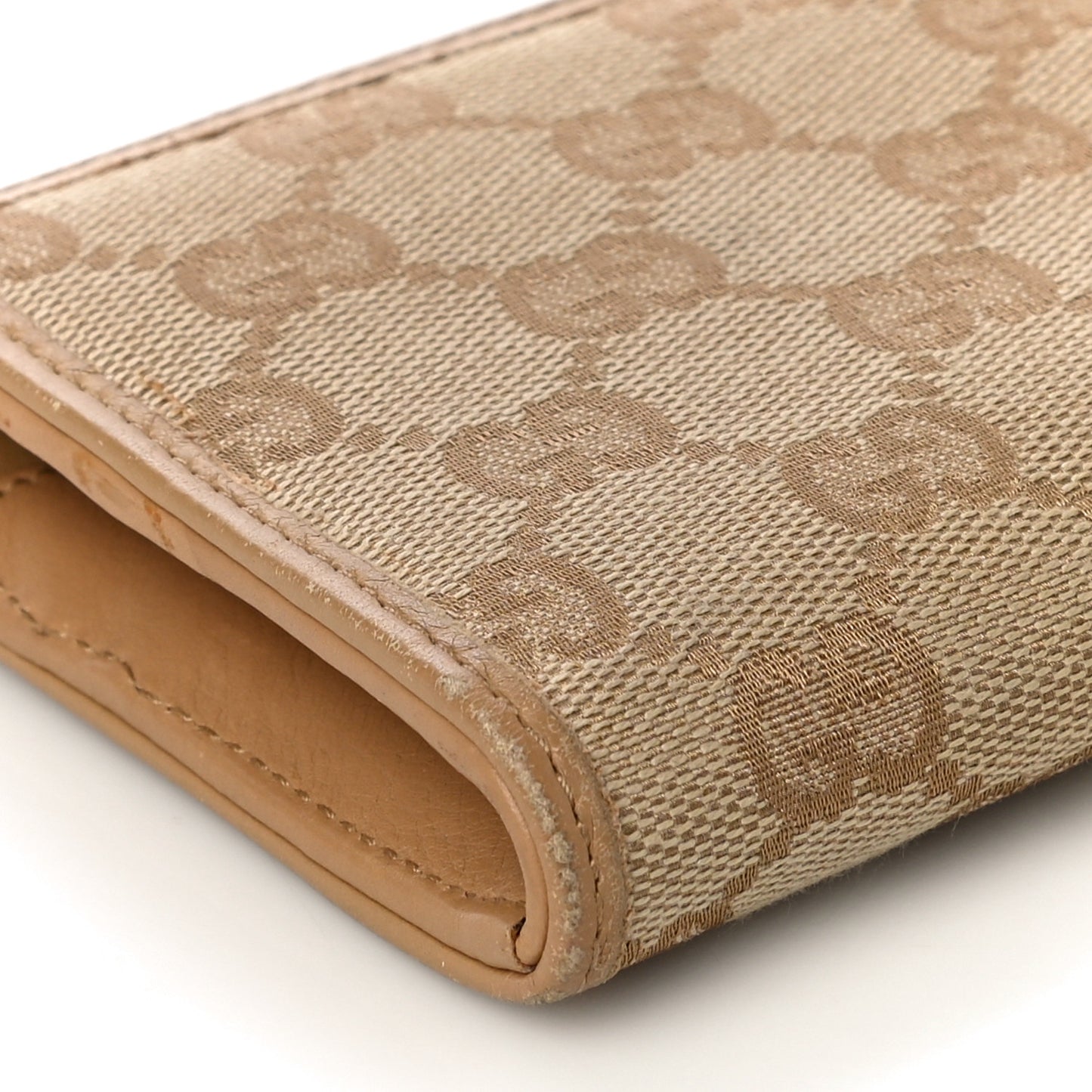Calfskin Monogram Zip Around Wallet Tan