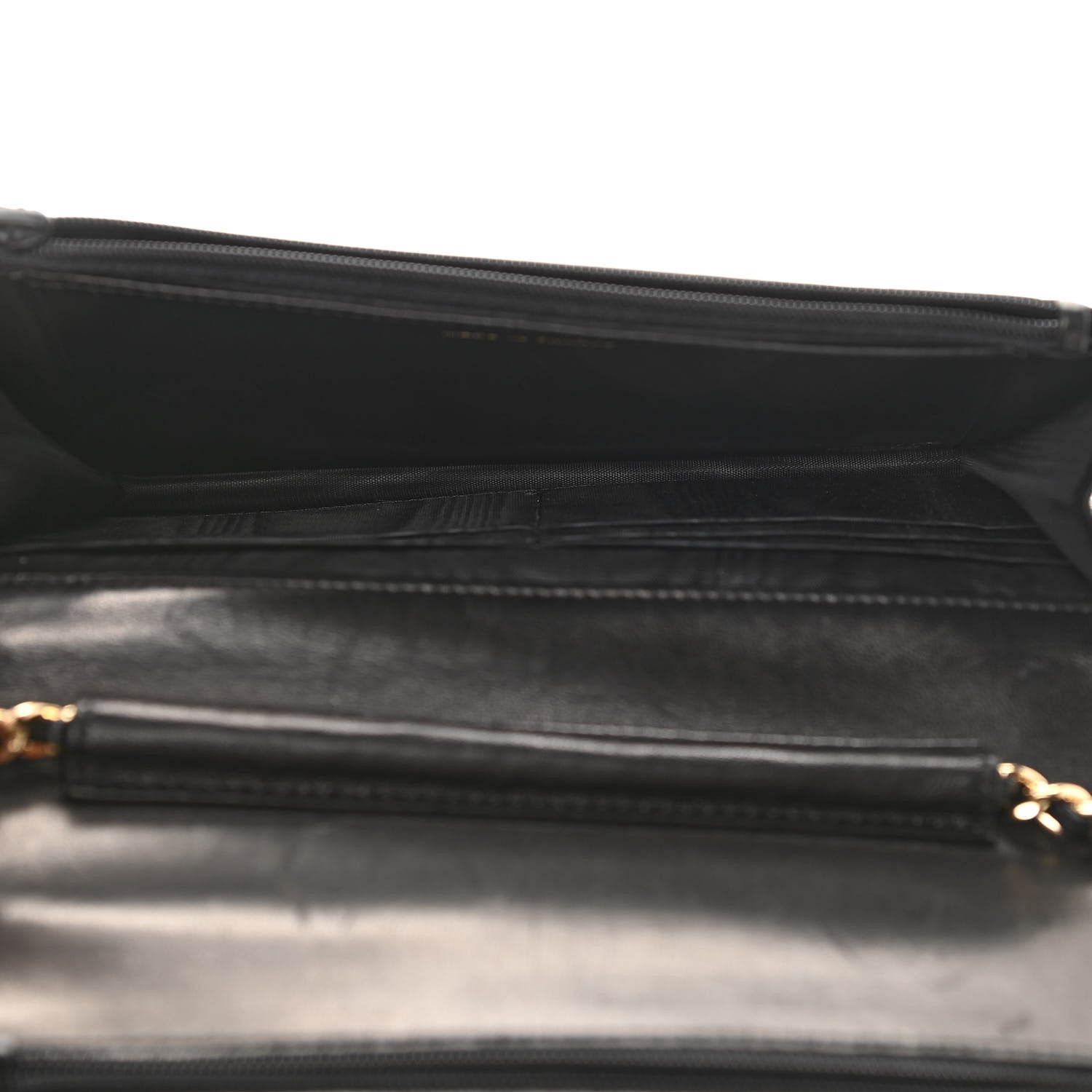Chanel Caviar Timeless CC Wallet On Chain WOC Black 5 of 11