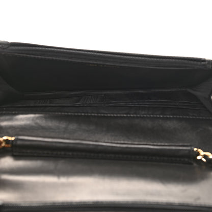 Chanel Caviar Timeless CC Wallet On Chain WOC Black 5 of 11