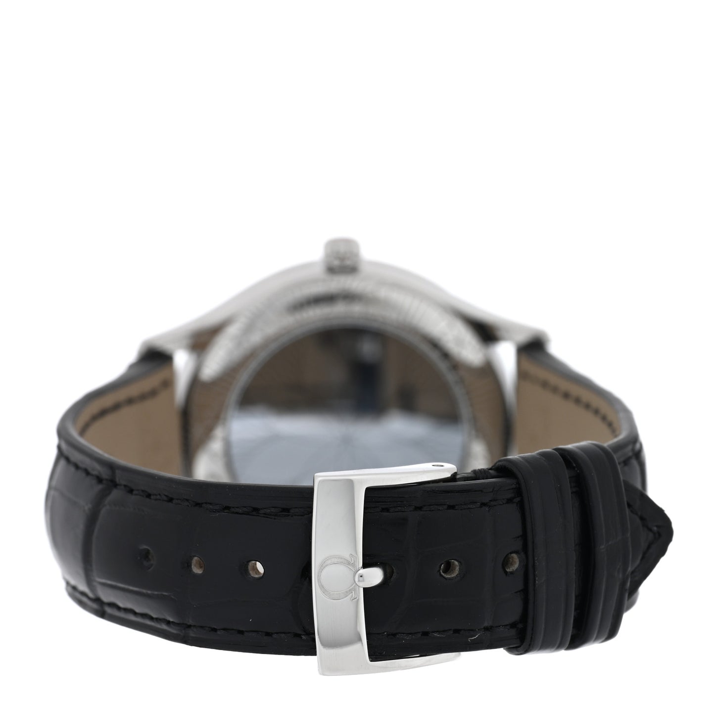 Stainless Steel Alligator Diamond Mother of Pearl 36mm De Ville Tresor Quartz Watch 428.17.36.60.05.001