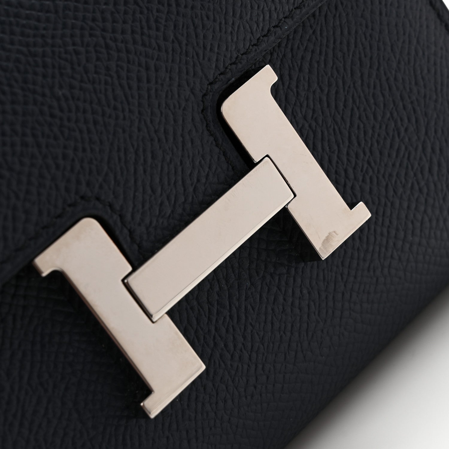 Hermes Epsom Verso Constance Short Wallet Bleu Indigo Rose Pourpre 8 of 10