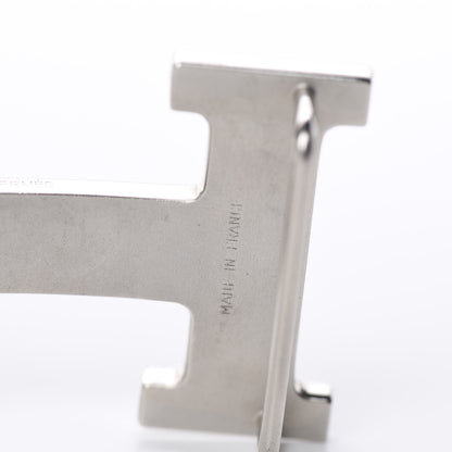 Hermes Palladium Guilloche 32mm H Belt Buckle 4 of 4