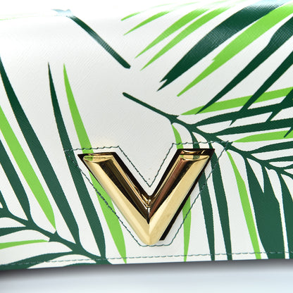 Louis Vuitton Monogram Palm Twist Chain Wallet Vert White 10 of 10