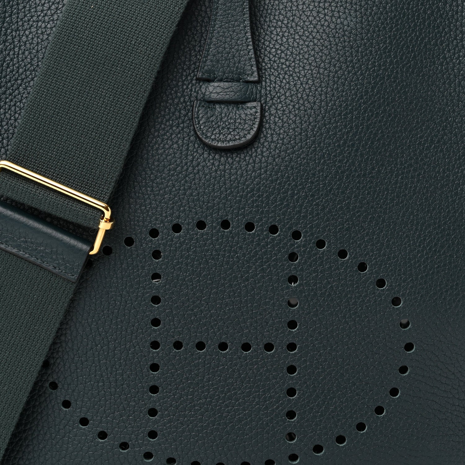 Hermes Taurillon Clemence Evelyne III PM Vert Cypress 7 of 10