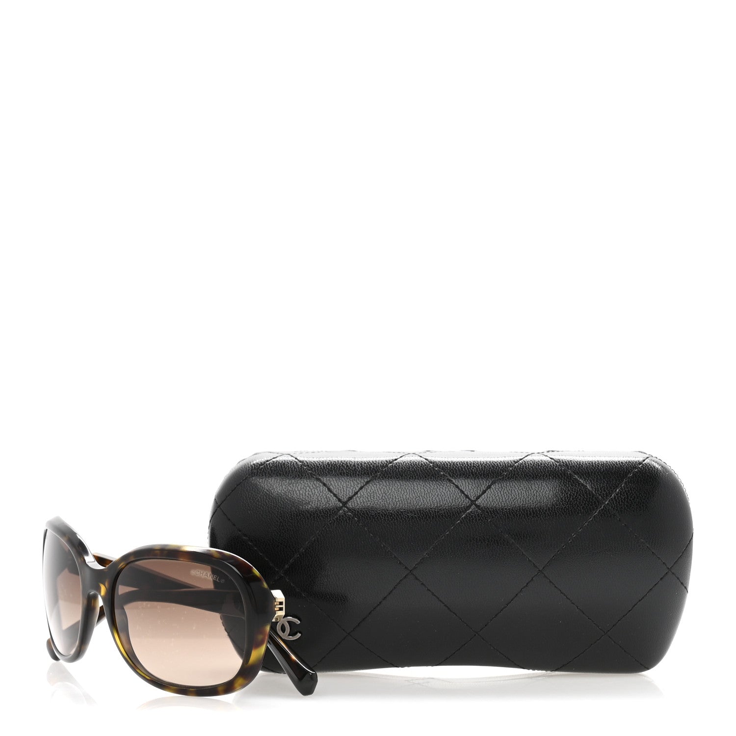 Chanel Acetate CC Sunglasses 5286 Havana Brown 8 of 8