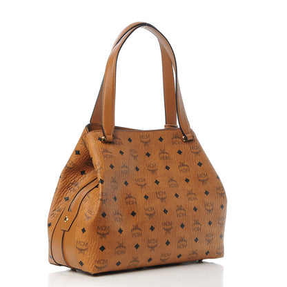 MCM Visetos Large Hobo Cognac 3 of 11