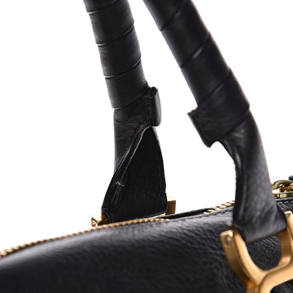Chloe Calfskin Large Marcie Satchel Black 12 of 17
