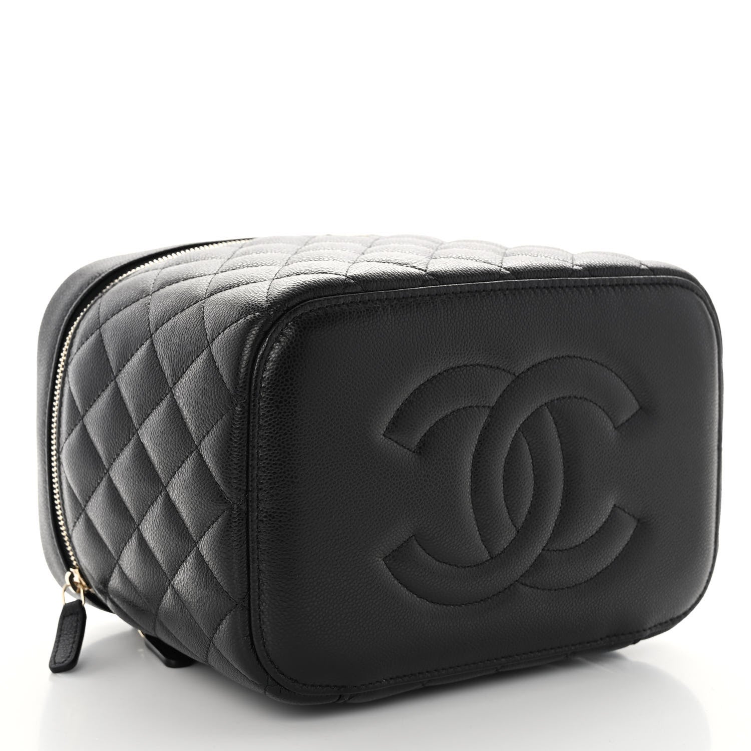 Chanel Caviar Quilted Large Vanity Pouch Black 6 of 13