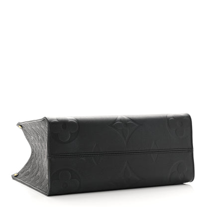 Louis Vuitton Empreinte Monogram Giant Onthego MM Black 4 of 17