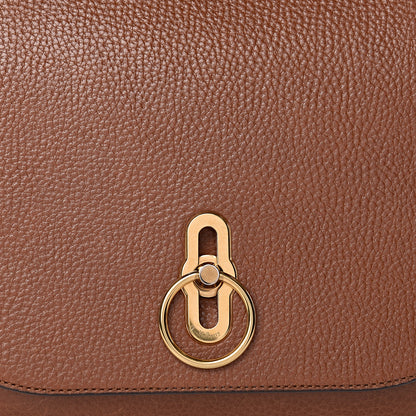 Mulberry Small Classic Grain Calfskin Amberley Satchel Oak 18 of 18