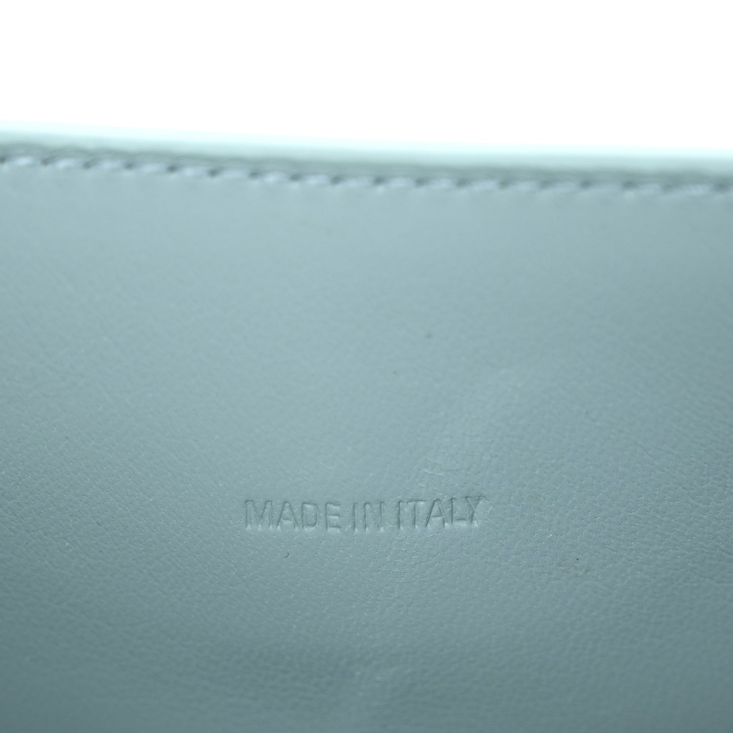 Shiny Calfskin Crocodile Embossed Hourglass Top Handle Bag XS Green Acqua