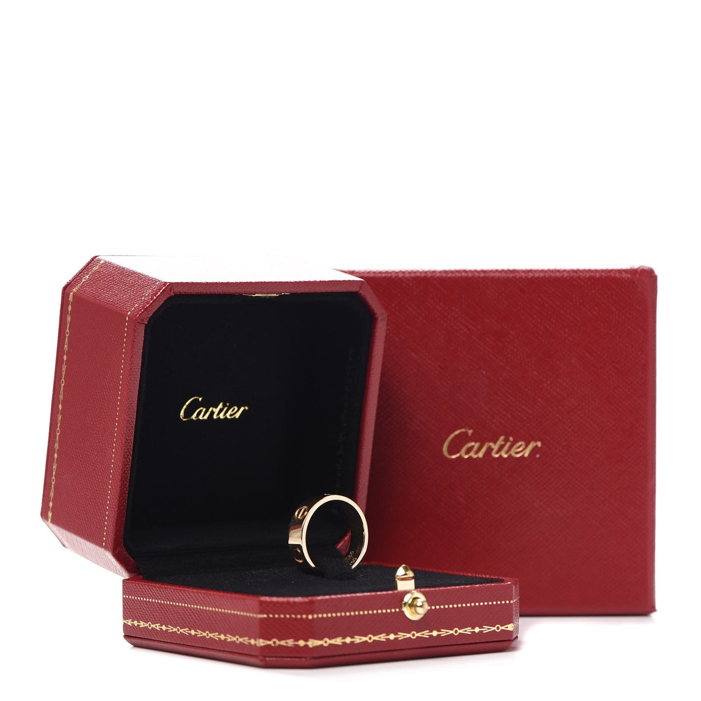 18K Yellow Gold 5.5mm LOVE Ring 55 7.25