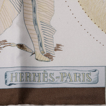 Hermes Silk Les Danses Des Indiens Scarf 90 3 of 7