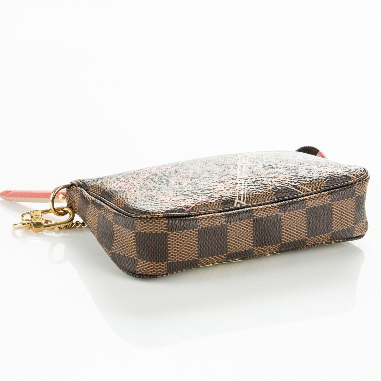 Louis Vuitton Damier Ebene 2014 Christmas Animation Mini Pochette Accessories 4 of 7