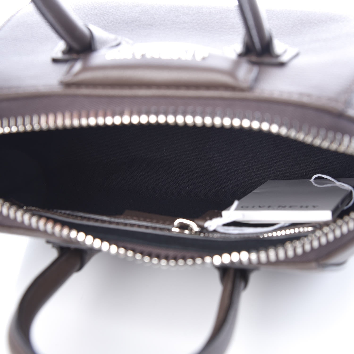 Givenchy Sugar Goatskin Mini Antigona Heather Grey 5 of 7