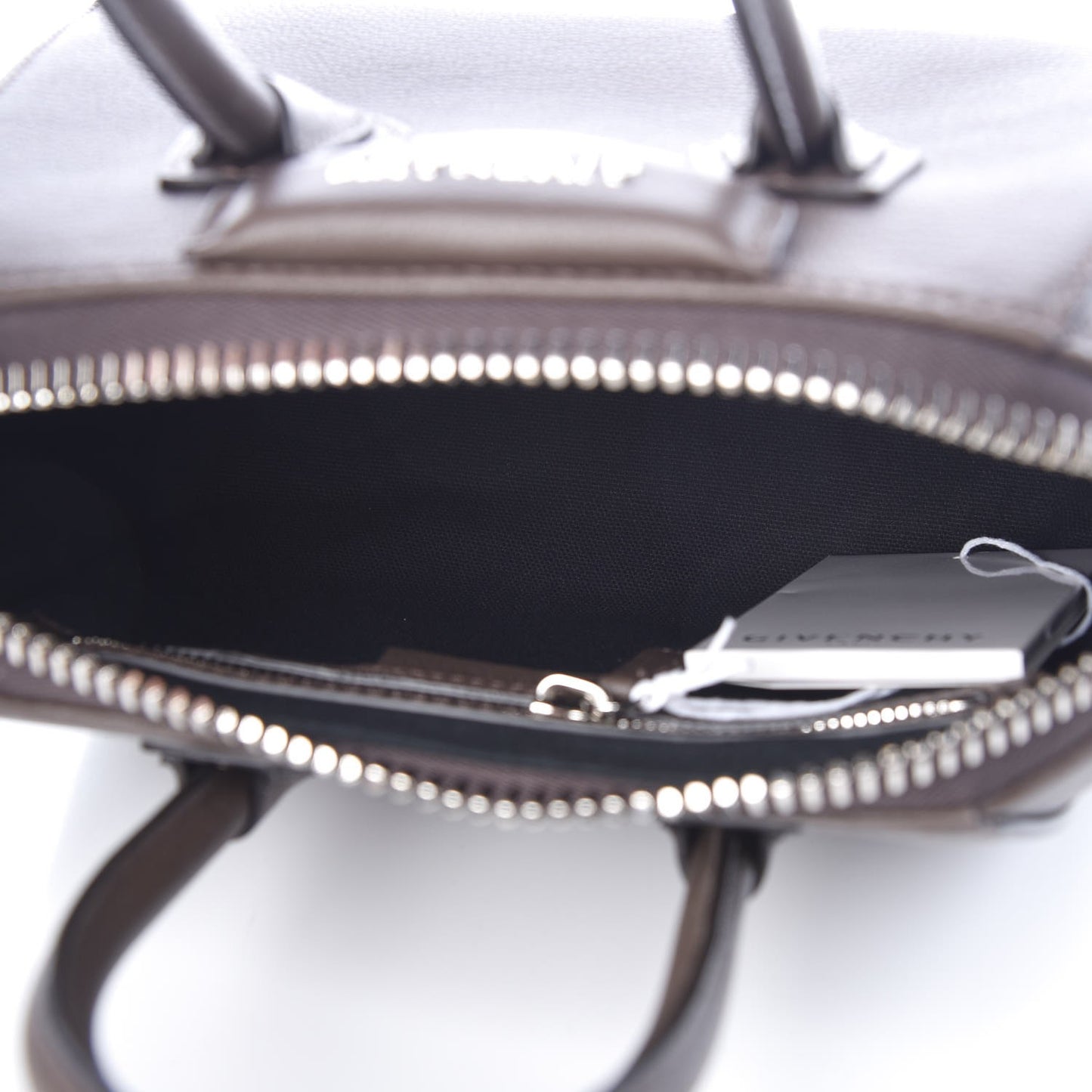 Sugar Goatskin Mini Antigona Heather Grey
