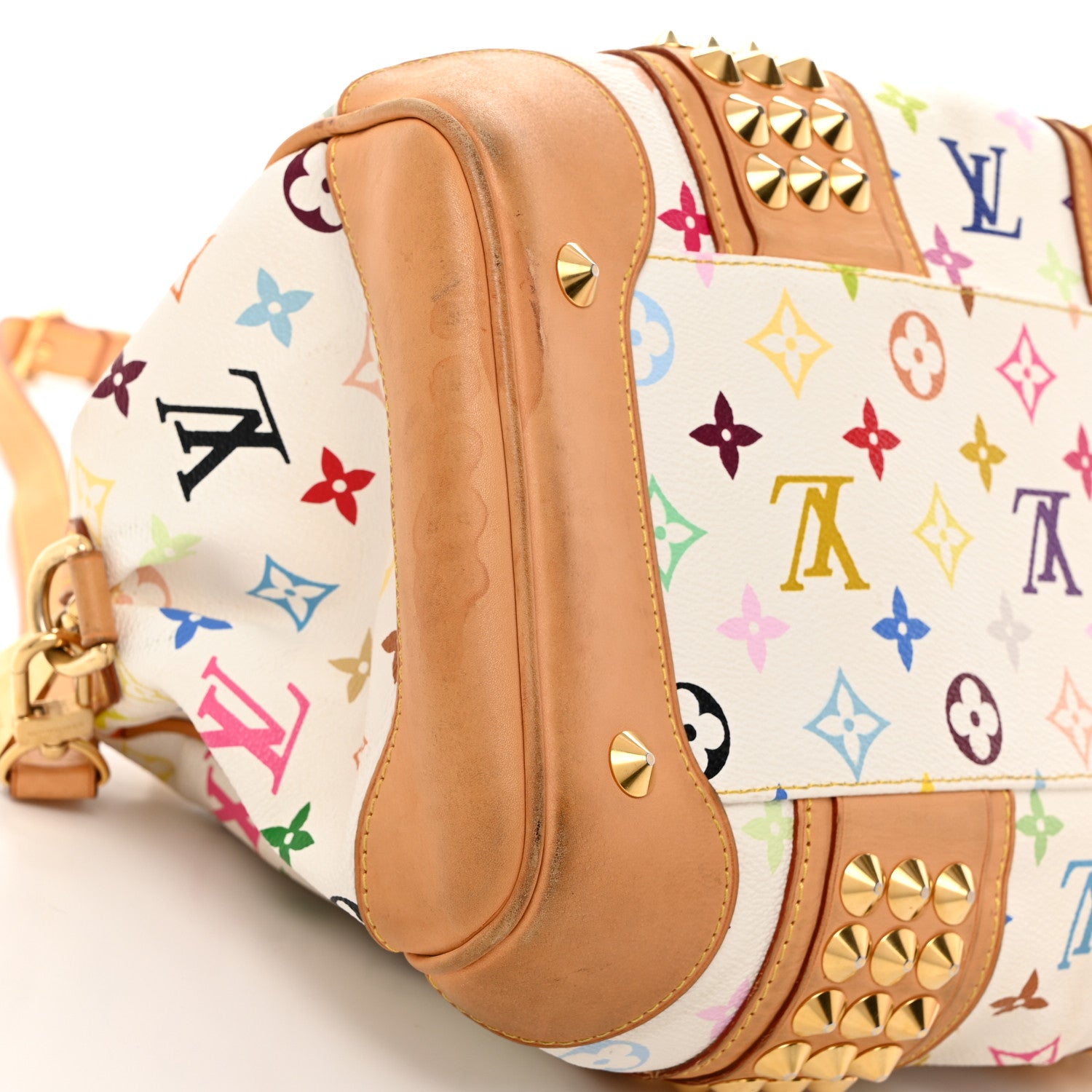 Louis Vuitton Monogram Multicolor Courtney MM White 8 of 13
