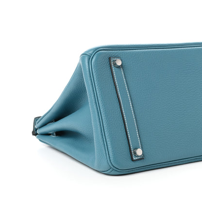 Hermes Togo Birkin 35 Blue Jean 8 of 10