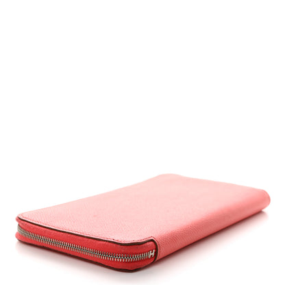 Hermes Epsom Silk'In Wallet Rose Jaipur 4 of 7