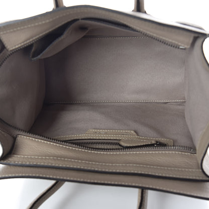 Celine Drummed Calfskin Micro Luggage Dune 5 of 11