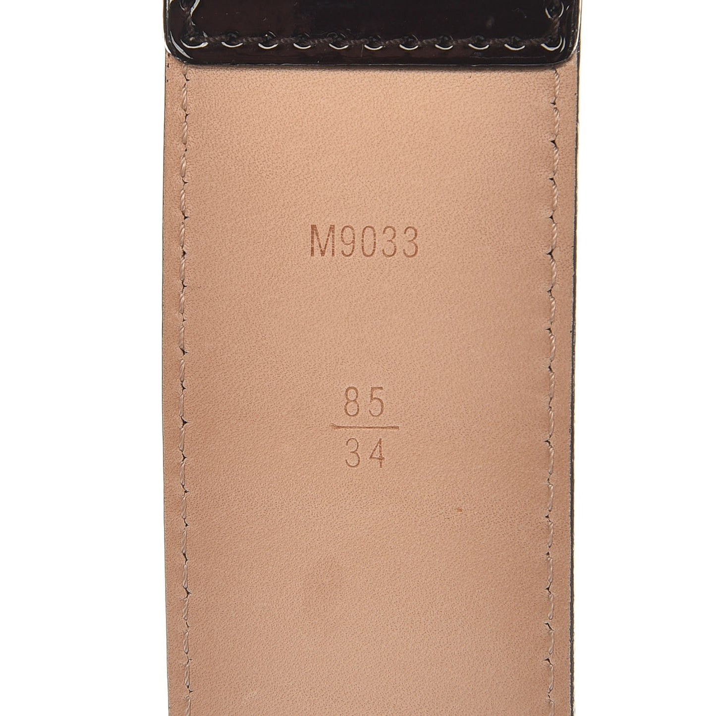 Vernis 40mm Fleur Belt 85 34 Amarante