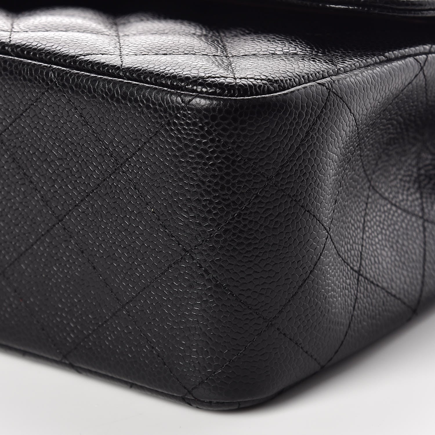 Chanel Caviar Quilted Jumbo Double Flap Black 7 of 15