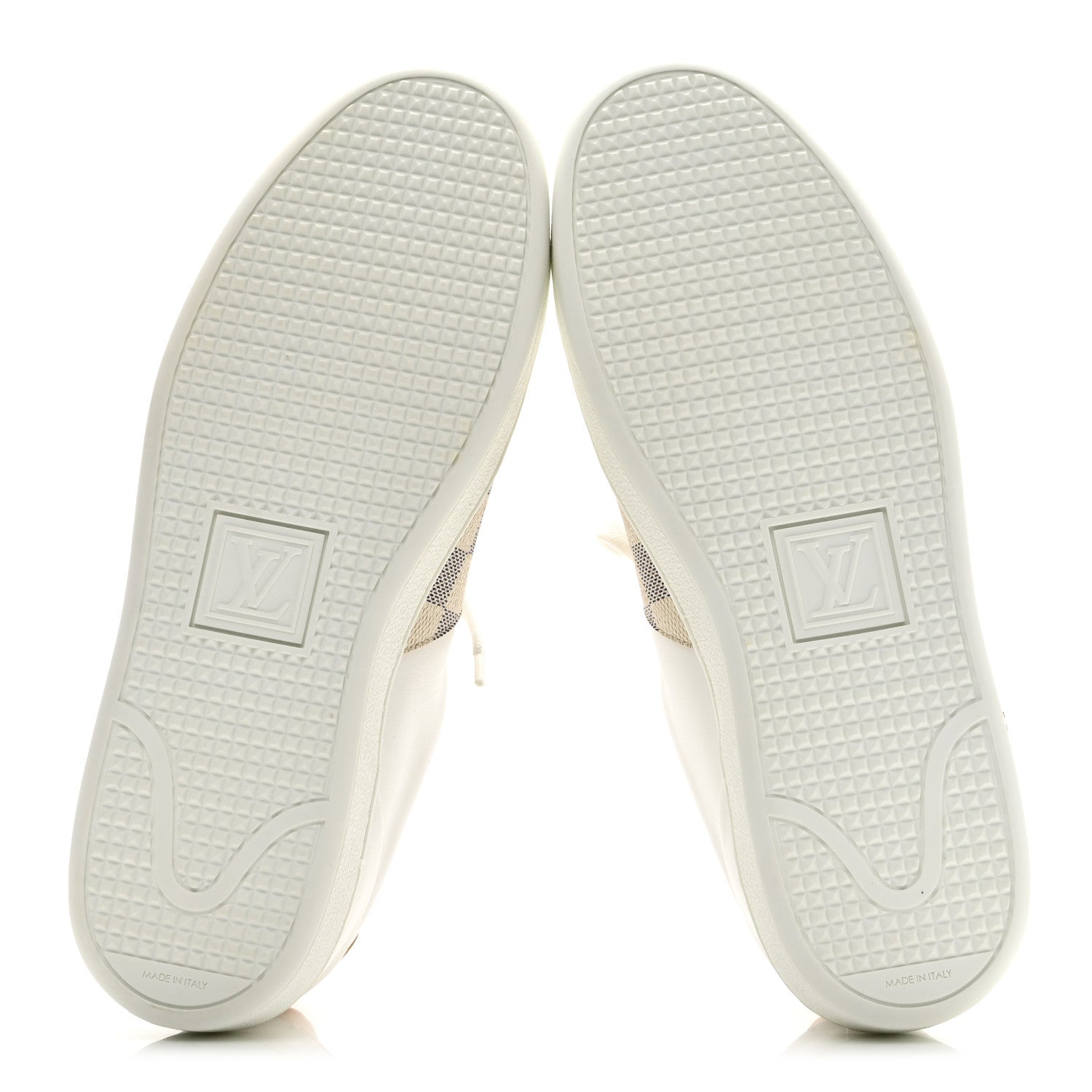 Louis Vuitton Damier Azur Front Row Sneaker 39 White 7 of 10